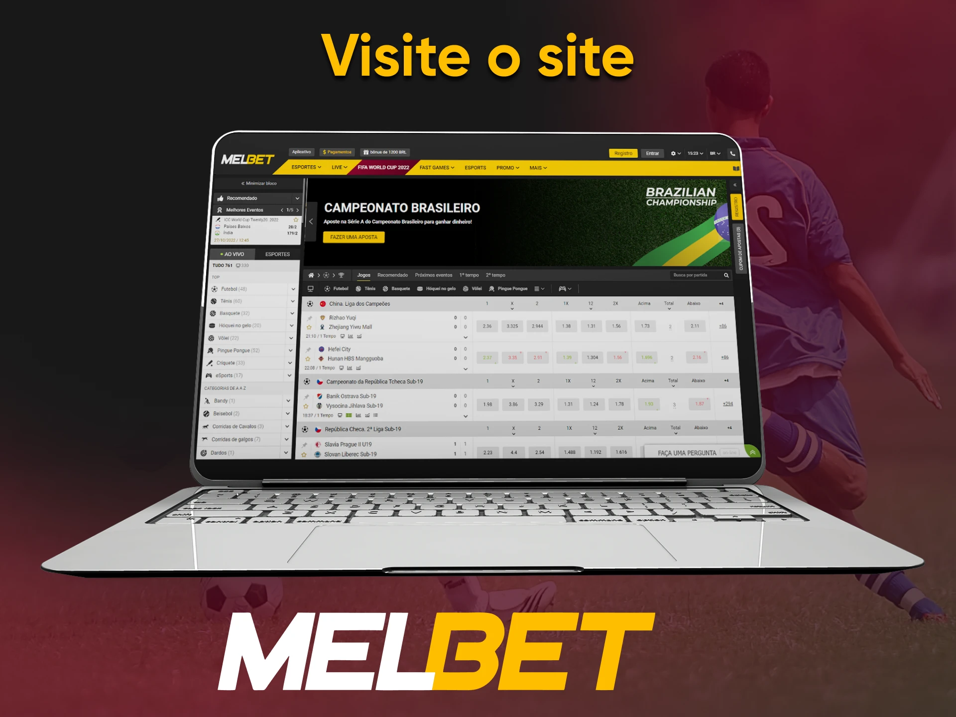 If you need to make a deposit, register with Melbet.