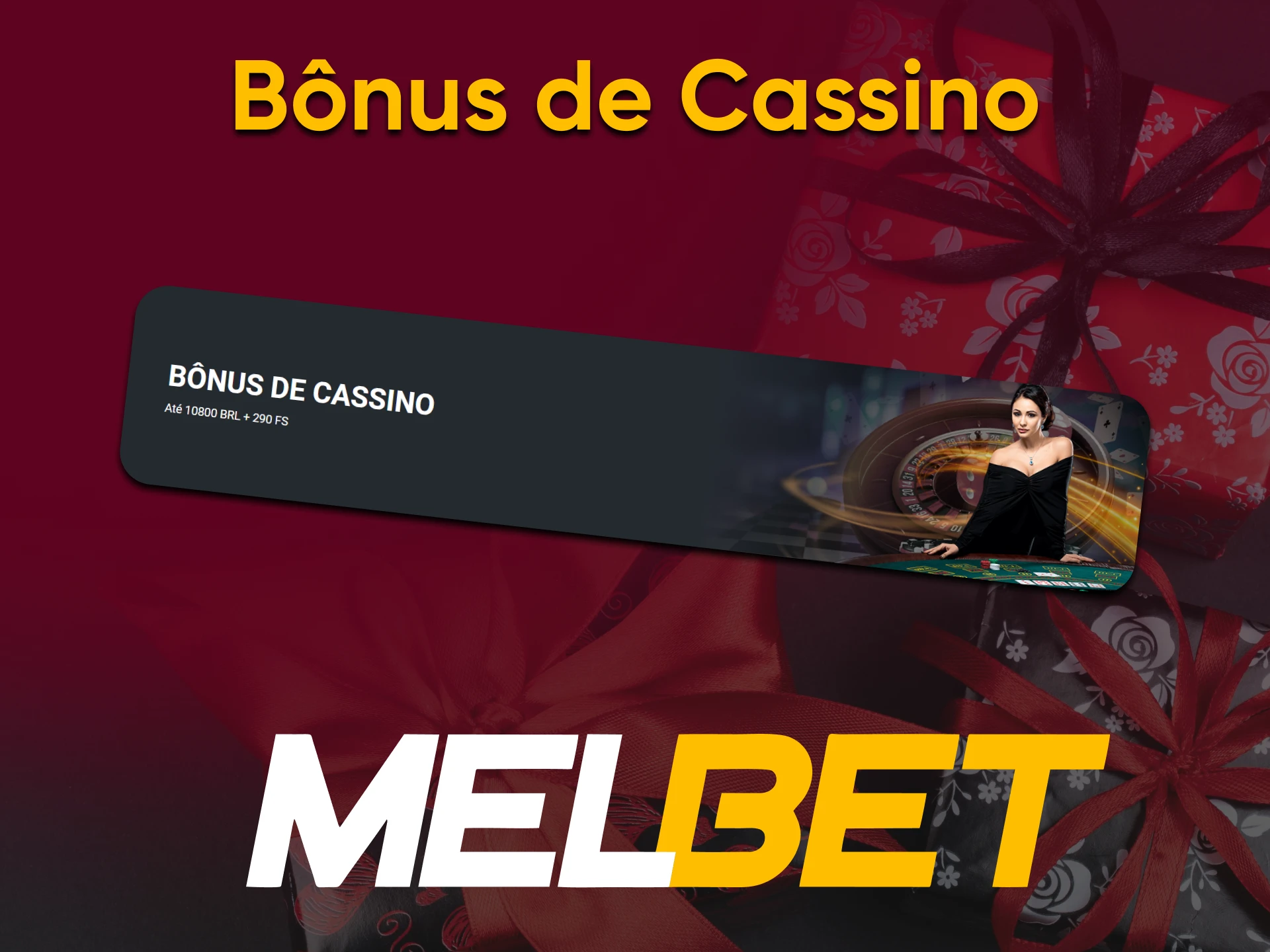 The Melbet website has a welcome bonus for playing at the casino.