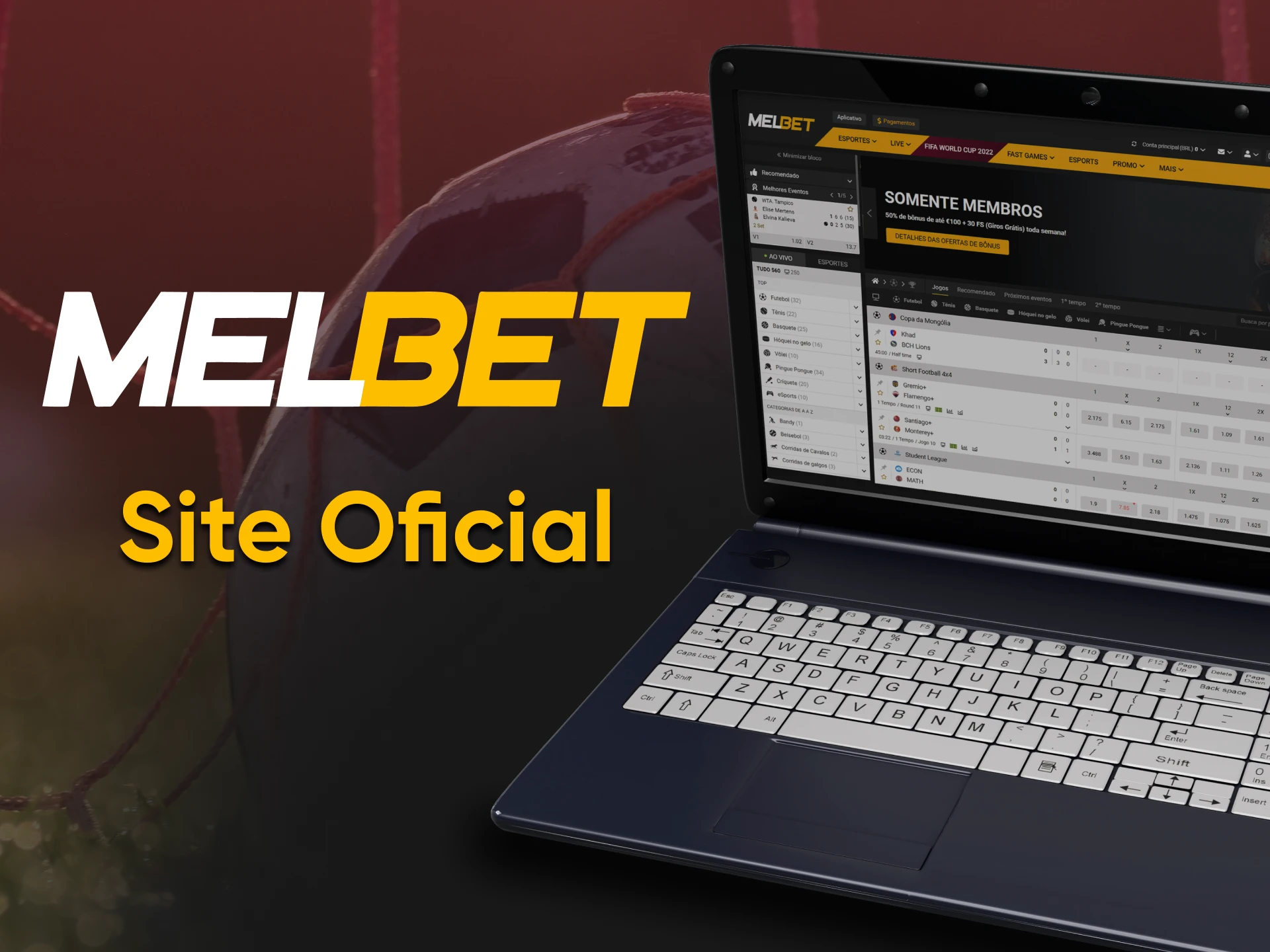 To bet, you can visit the web version of Melbet.