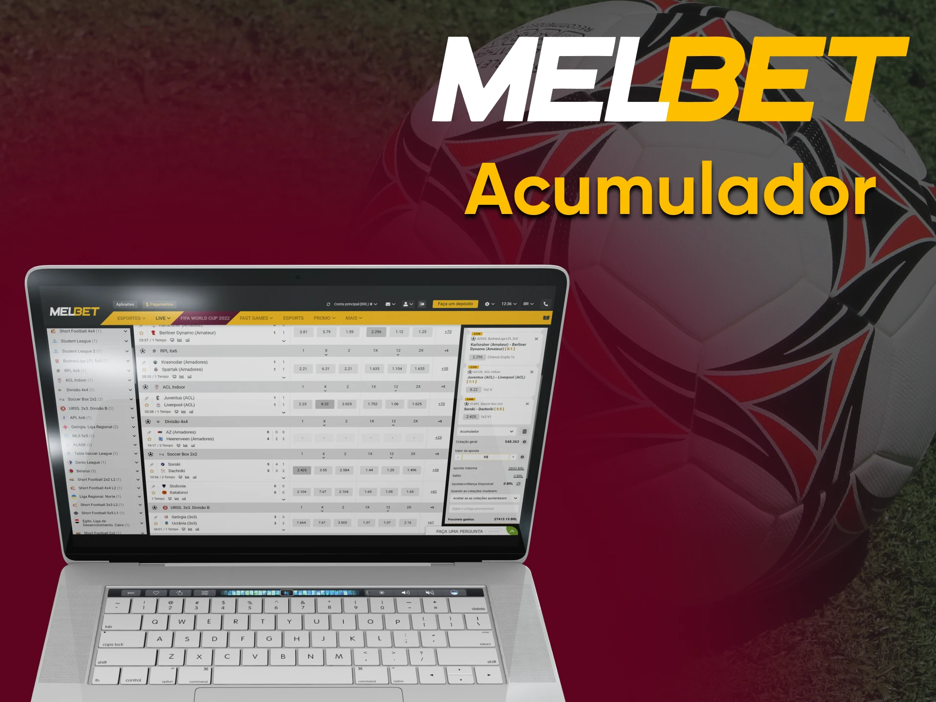 At Melbet, you can place an express bet.