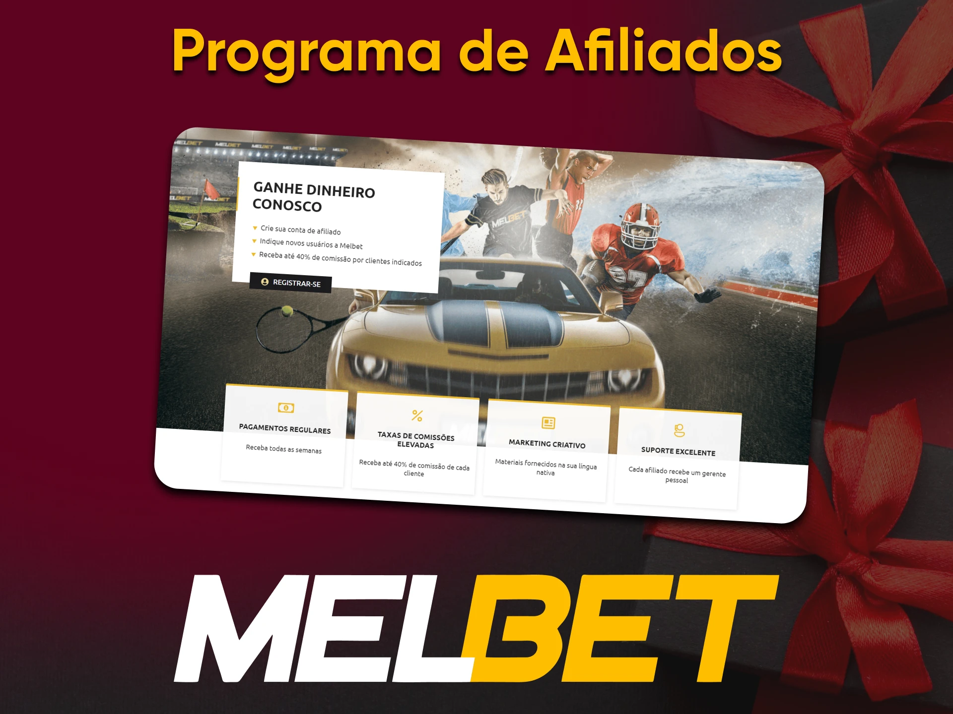 Para aumentar o seu lucro no mercado de apostas, junte-se ao programa de afiliados da Melbet.