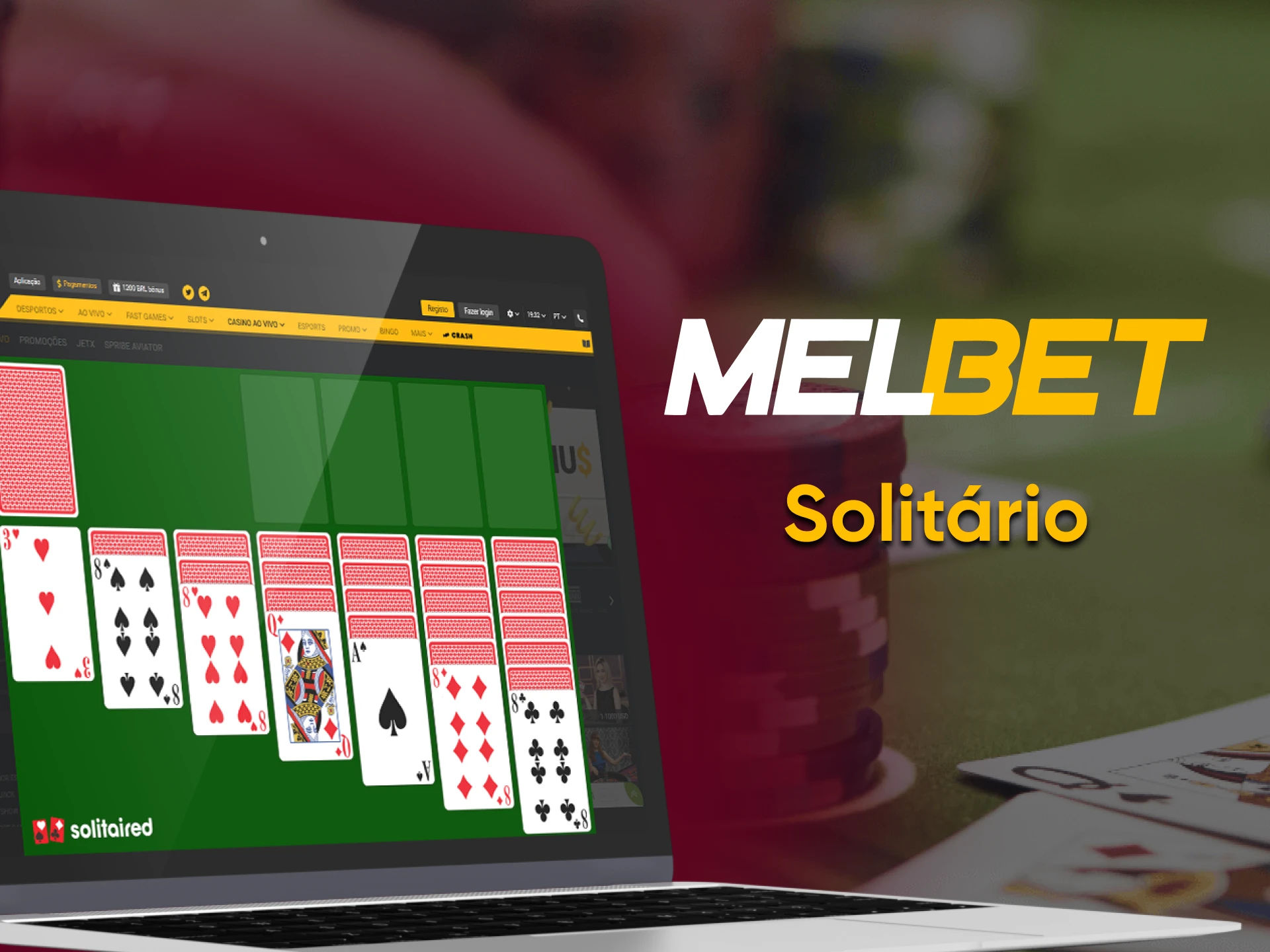 For playing at Melbet choose Solitaire.