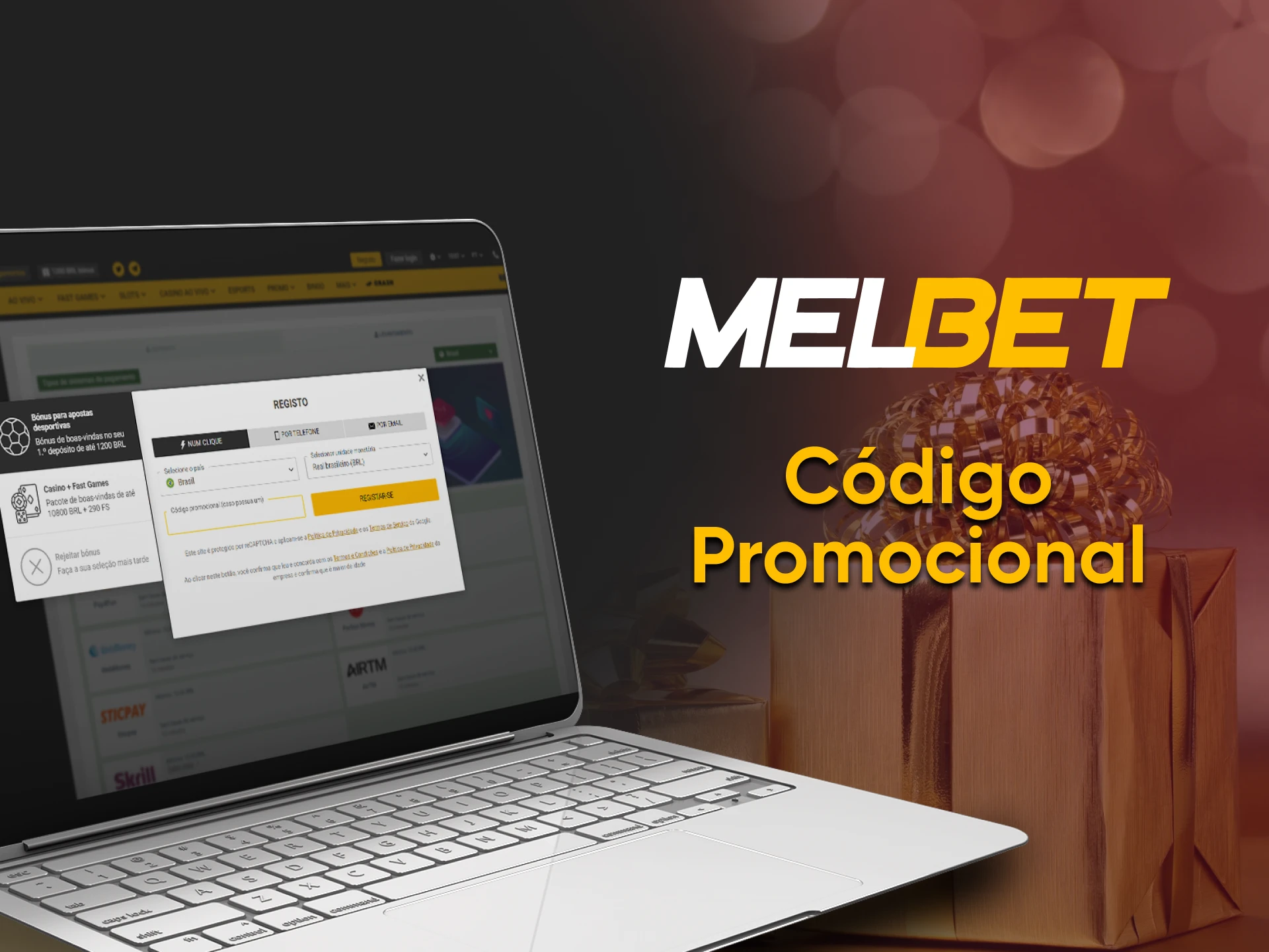 Receive a welcome bonus by entering the Melbet promo code.