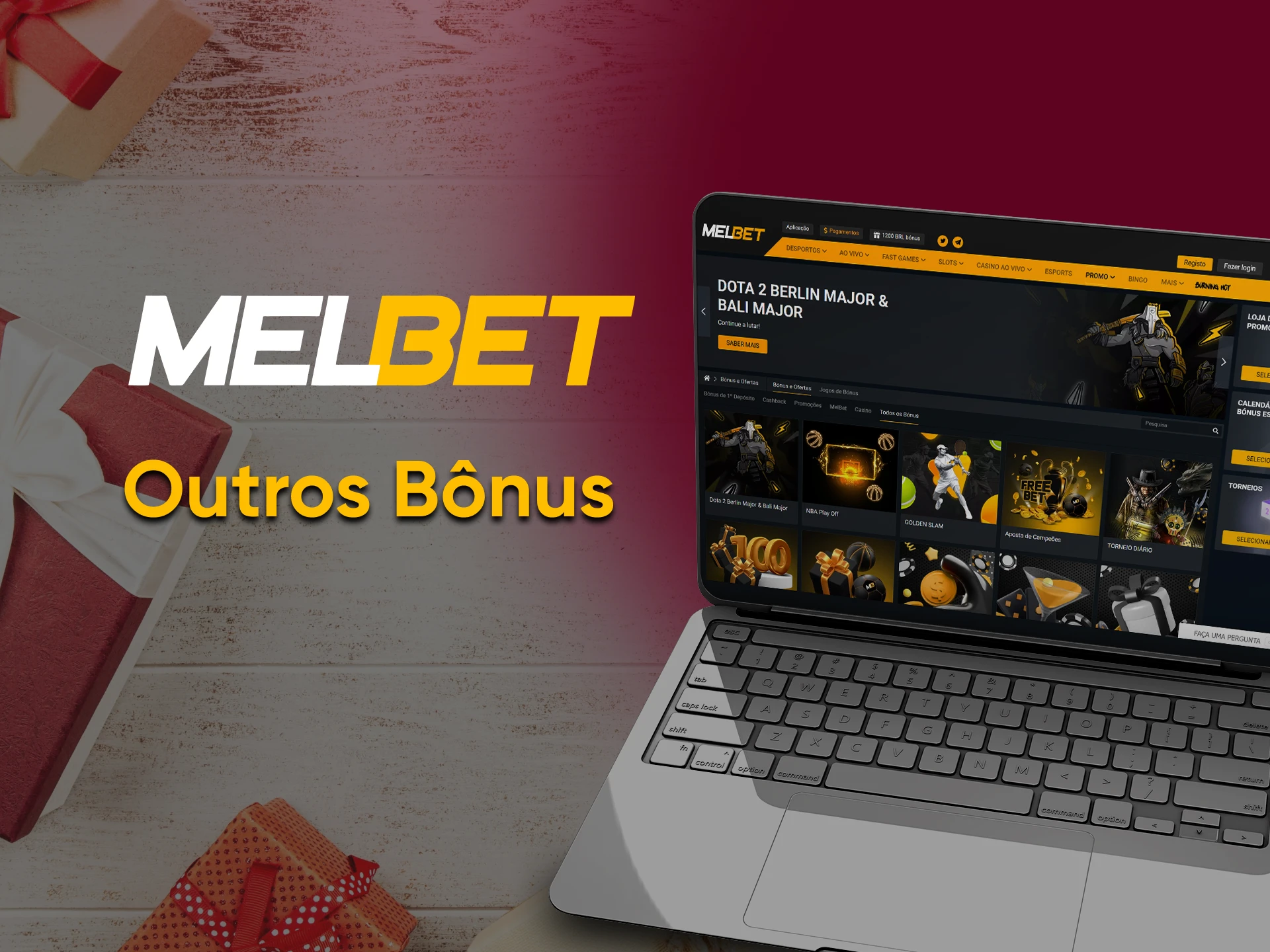 Get bonuses at the Melbet betting company.