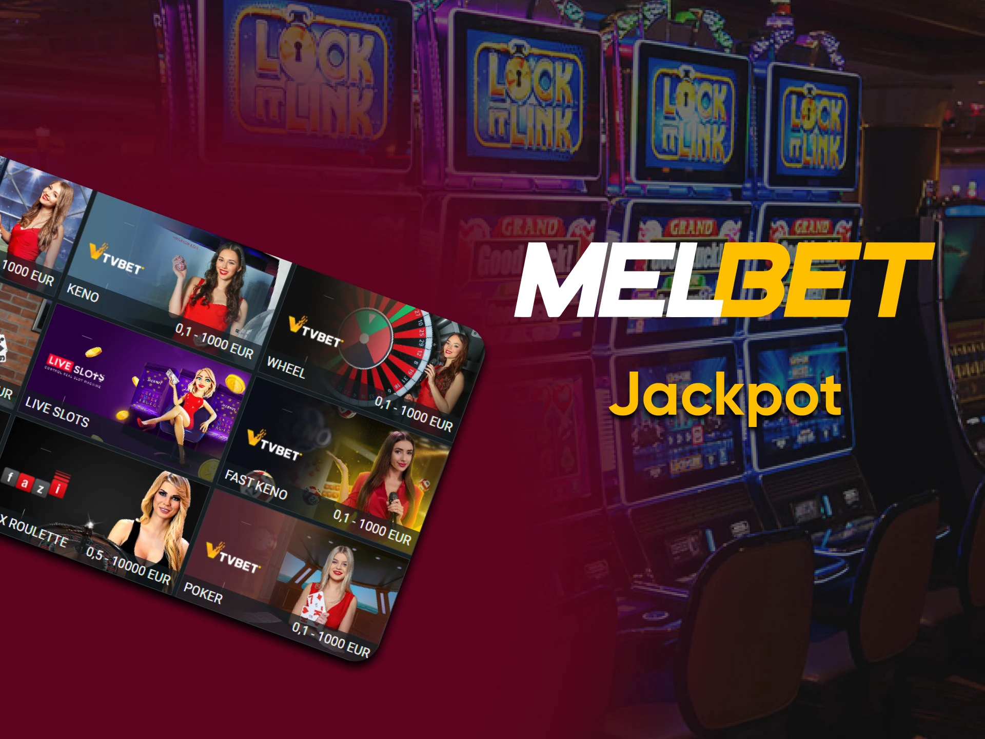 Para jogos de cassino ao vivo na Melbet, escolha Jackpot.