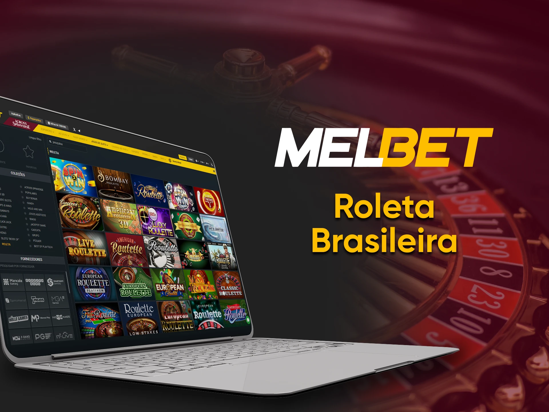 O jogo Roleta Brasileira está disponível no Melbet Casino.