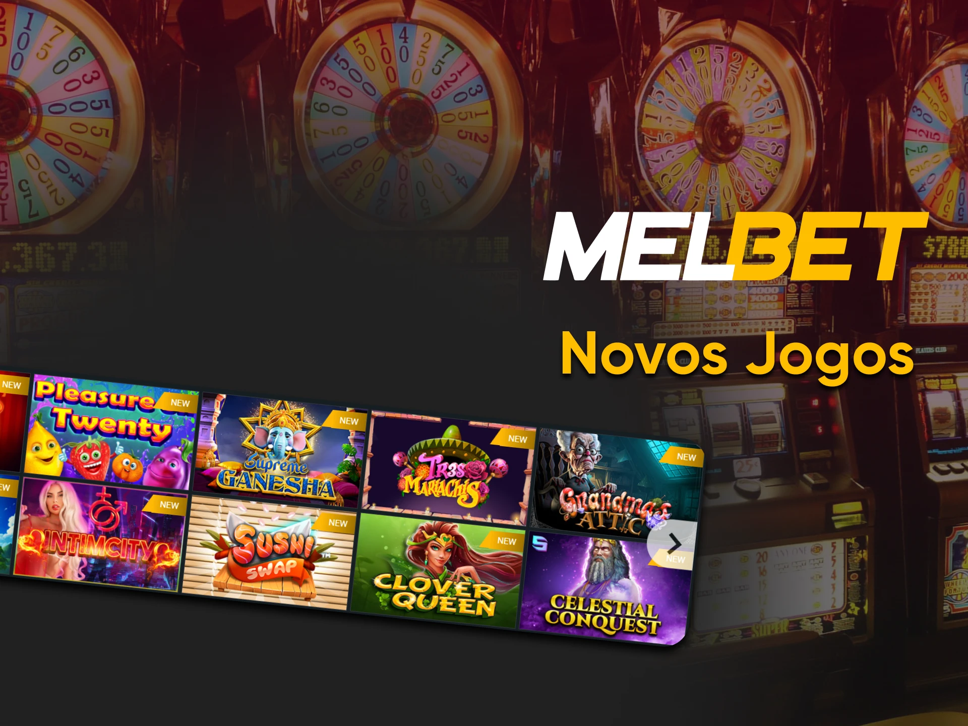 Explore novas máquinas caça-níqueis na Melbet.