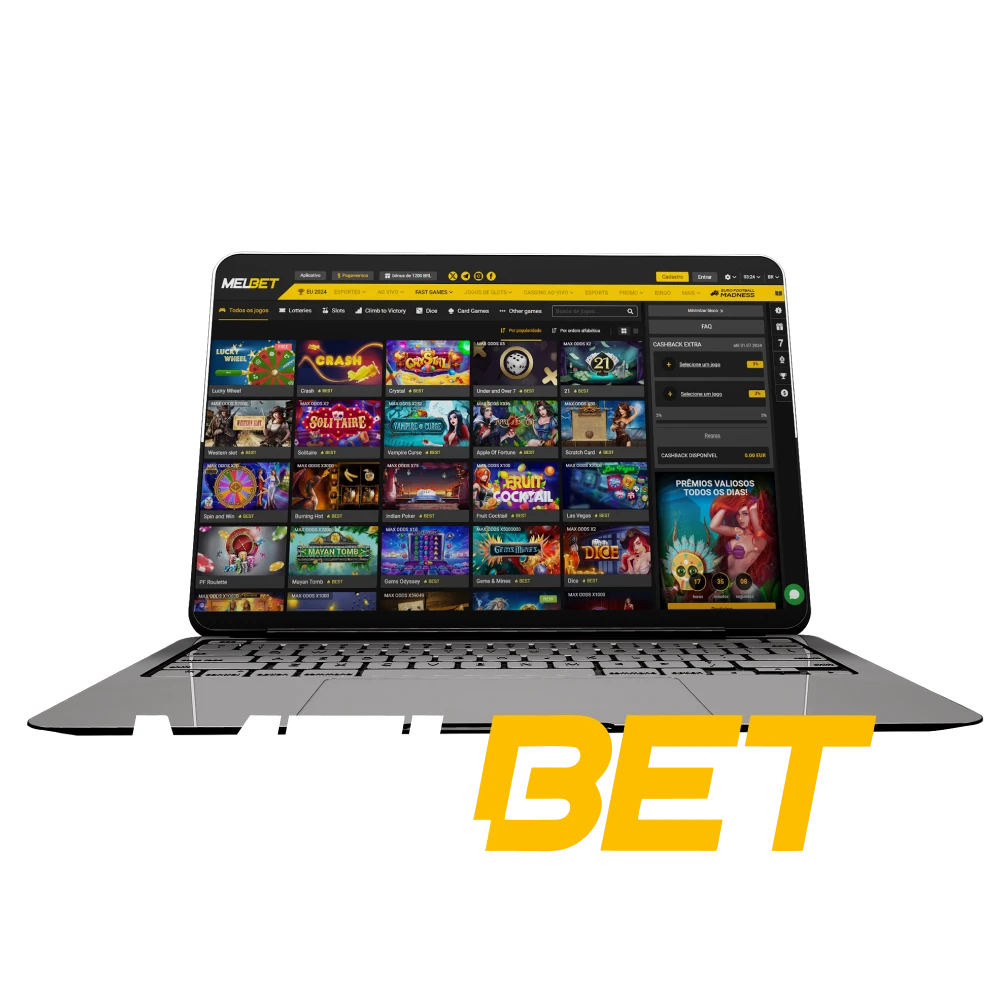 Escolha jogos rápidos da Melbet.