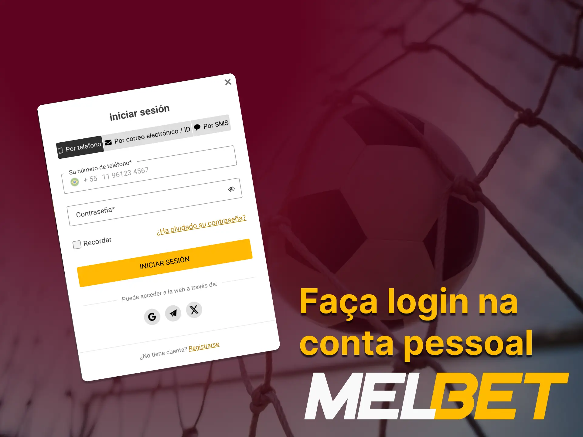 O usuário precisa fazer login na sua conta para sacar dinheiro do cassino online Melbet.